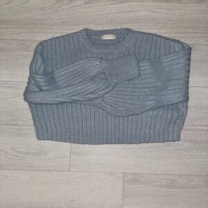 Altar’d State Shimmery Blue Sweater (Size: S)